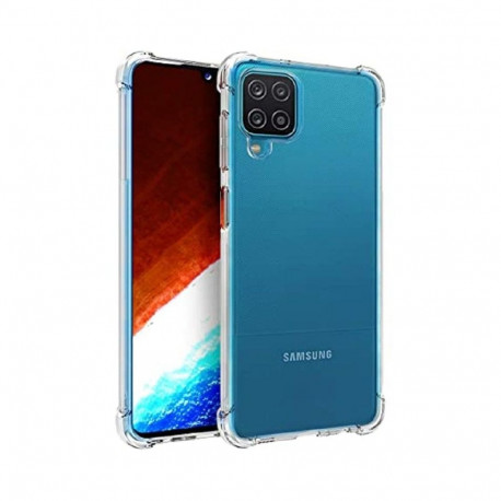 Evelatus Samsung Galaxy A12/M12 Military Shockproof Silicone Case TPU, transparent