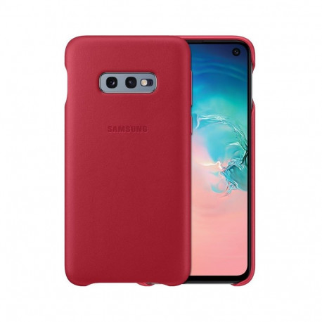 Samsung case Galaxy S10e Leather Cover, red (EF-VG970LREGWW)