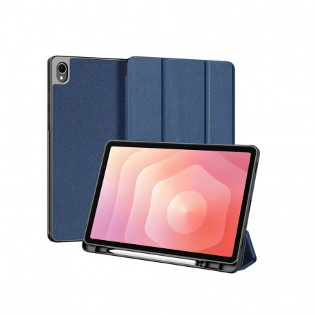 Dux Ducis Galaxy Tab S11 Domo Series Tri-fold Stand PU Leather Tablet Cover Blue