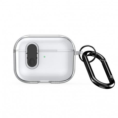 Dux Ducis Apple AirPods Pro 3 PECL Series PC+TPU Cover with Hook Black Clear