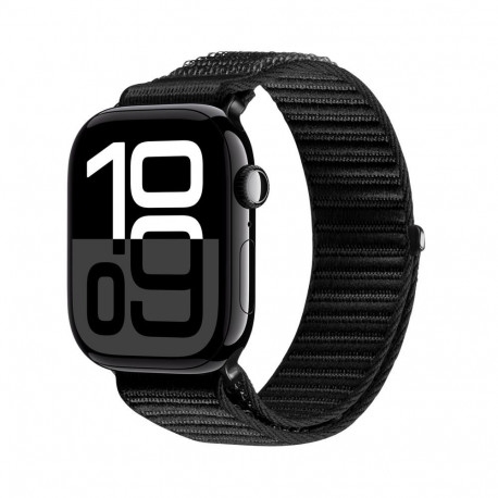 Dux Ducis AppleWatch38/40/41/42MM YE Nylon Braided Loop Wrist Strap Black