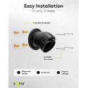 Goobay charging cable angled wall mount Type 2