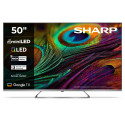 Sharp 4K QLED MiniLED teler 50JP7265E 50 nutiteler Google TV UHD hõbedane