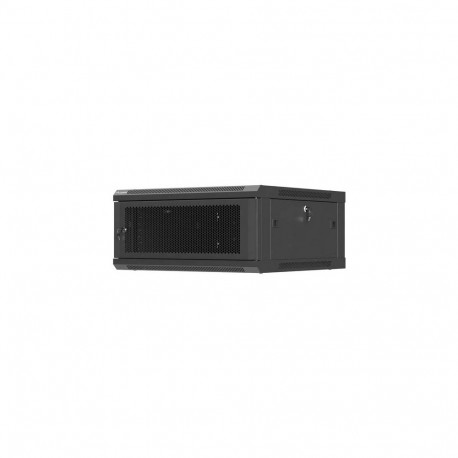 Lanberg Wall mounted installation cabinet 19" 4U 600X600 | WF01-6604-23B | Black