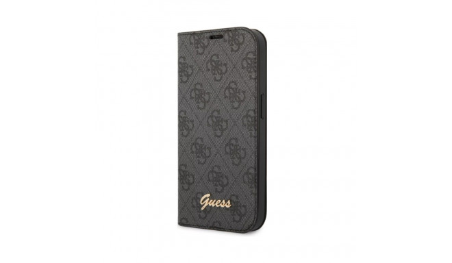 GUESS Book Case Apple iPhone 14 Pro Max kumm/silikoon must