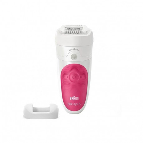 Braun Silk-épil 5 SE5500 märg ja kuiv valge/roosa epilaator