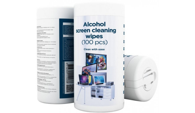 Gembird screen cleaning wipes 100pcs