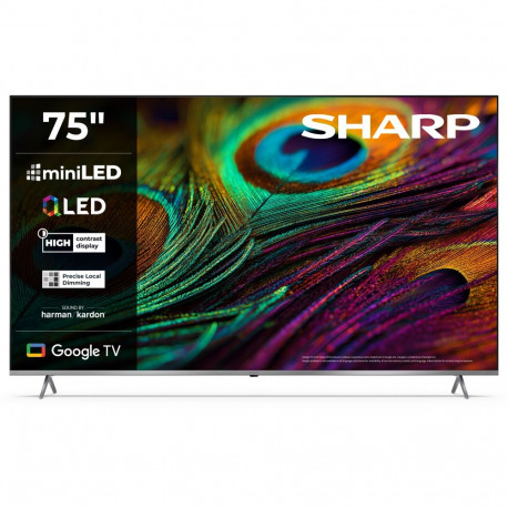 Sharp 4K QLED TV | 75JP7265E | 75 | Smart TV | Google TV | UHD