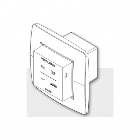 DUCO niiskuse ruumiandur juhtimisega RF/juhtmega, valge