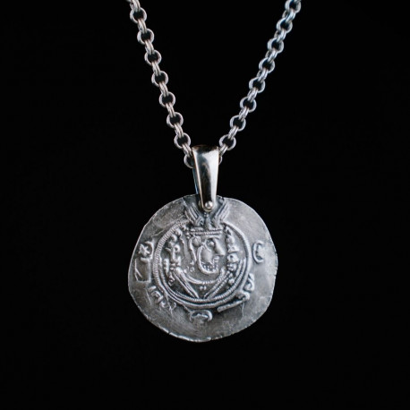 POGONATOS Hõberipats • Araabia-Sassaniidid, Tabaristan AR He