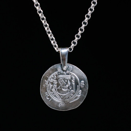 POGONATOS Hõberipats • Araabia-Sassaniidid, Tabaristan AR He