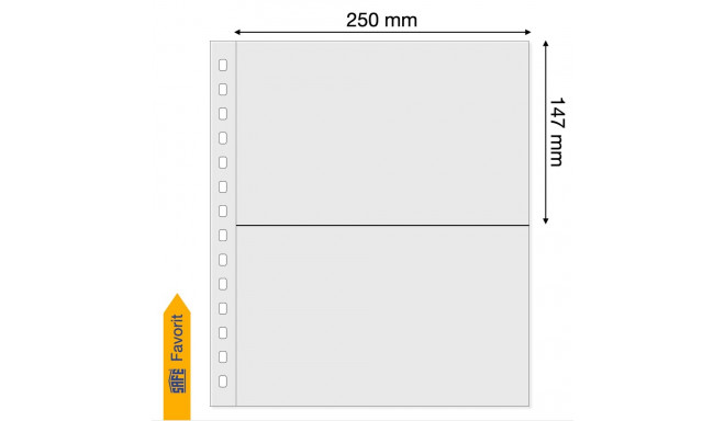 SAFE Garant vaheleht 2-taskut - läbipaistev