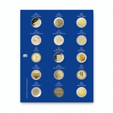 SAFE TOPset album 2€ müntidele lisaleht - 37