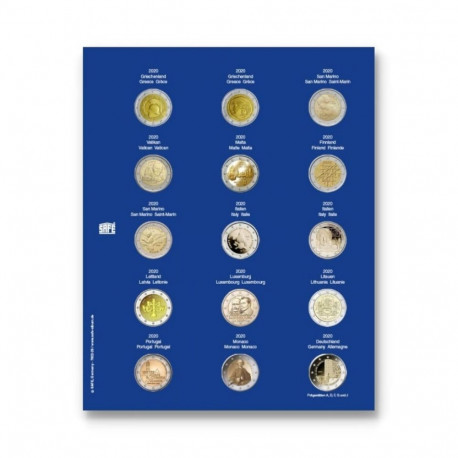 SAFE TOPset album 2€ müntidele lisaleht - 26