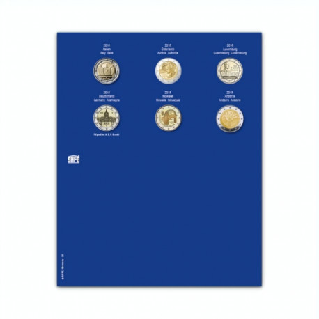 SAFE TOPset album 2€ müntidele lisaleht - 23