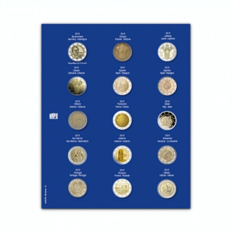 SAFE TOPset album 2€ müntidele lisaleht - 21