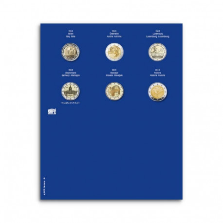 SAFE TOPset album kapslis 2€ müntidele lisaleht - 28