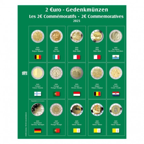 SAFE Premium mündialbum 2€ lisalehed - 39