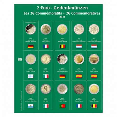 SAFE Premium mündialbum 2€ lisalehed - 35