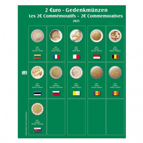 SAFE Premium mündialbum 2€ lisalehed - 29