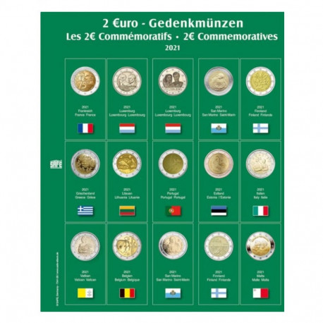 SAFE Premium mündialbum 2€ lisalehed - 28