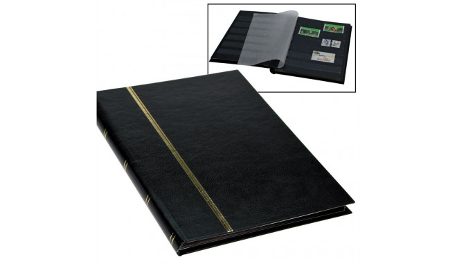 SAFE Raamatuformaadis margialbum 16 lk tume leht - must