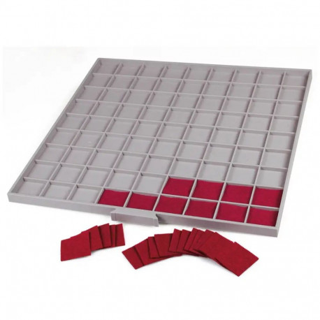 SAFE BEBA Maxi sahtli punased vildiruudud - ∅ 45.6 mm