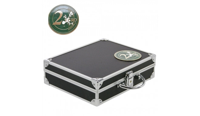 Alumiiniumist mündikohver 2€ müntidele-mus - KAPSLIS MÜNDILE