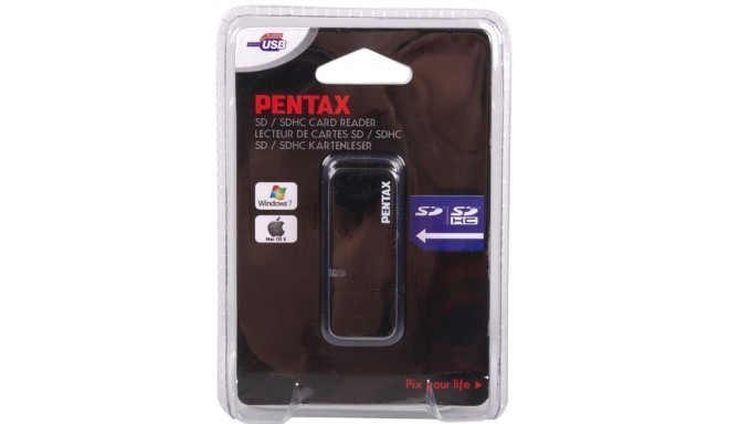 Pentax card reader SDHC, black (50244)