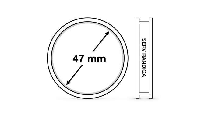 SAFE Mündikapsel 5-pakk - ∅ 47 mm