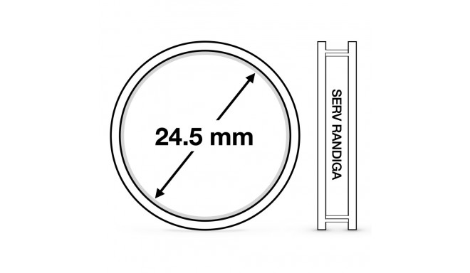 SAFE Mündikapsel 5-pakk - ∅ 24.5 mm