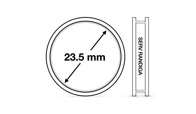 SAFE Mündikapsel 5-pakk - ∅ 23.5 mm