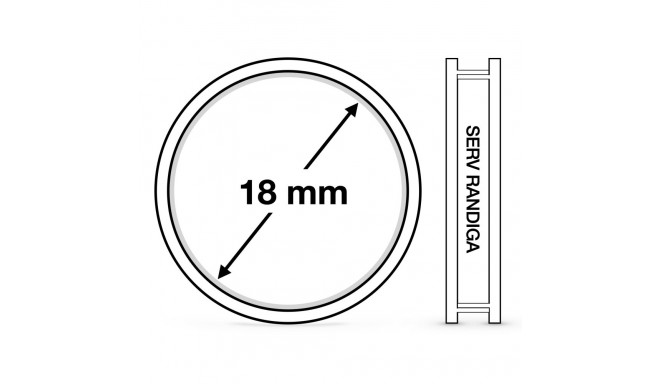 SAFE Mündikapsel 5-pakk - ∅ 18 mm