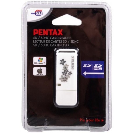 Pentax kaardilugeja SDHC, valge (50245)