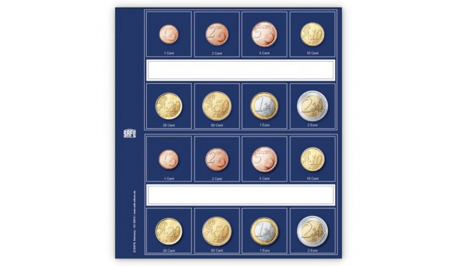 SAFE Designo euromündialbumi trükitud abilehed