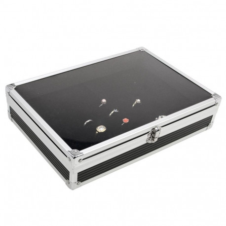 SAFE Alumiiniumist vitriin Compact sõrmustele