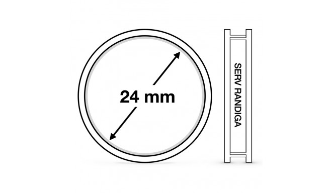 SAFE Mündikapsel 25-pakk - ∅ 24 mm