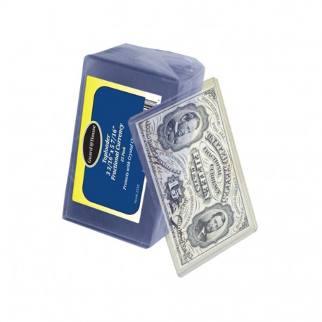 GUARDHOUSE Kaitseümbris pangatähtedele 138×81 mm 25-pakk