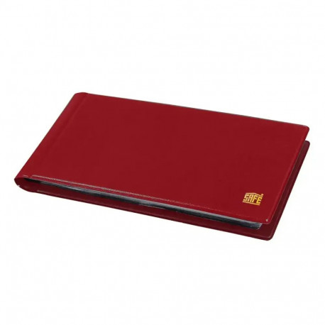 SAFE Taskuformaadis mündialbum 80-le mündile - punane