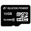 Silicon Power mälukaart microSDHC 16GB Class 6