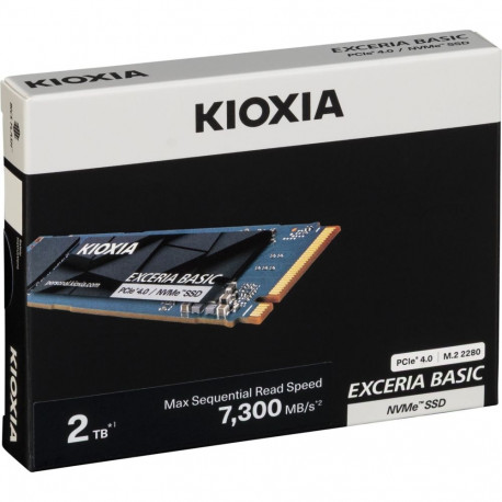 KIOXIA EXCERIA BASIC NVMe 2TB M.2 2280 PCIe 4.0 LSF10Z002T8