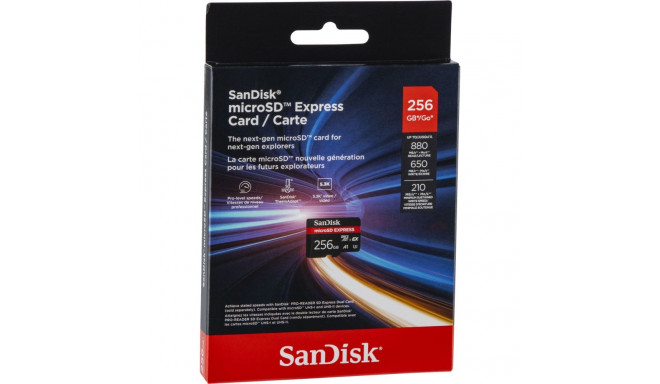 SanDisk microSD EXPRESS 256GB Switch 2 valmis