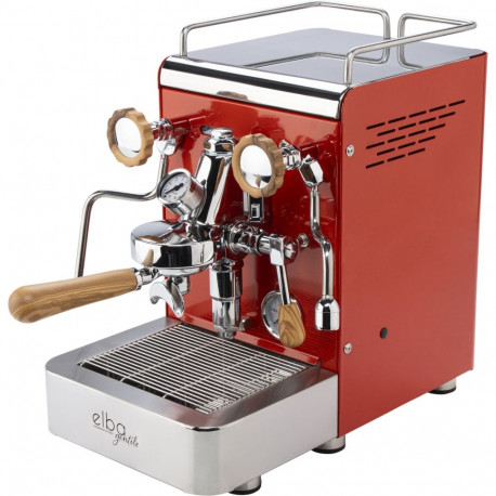Elba Gentile Espresso Machine RAL3020 traffic red