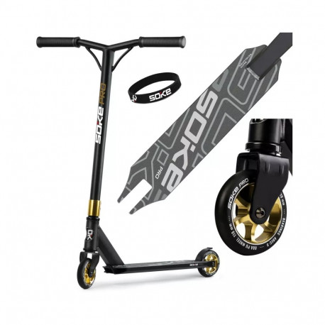 Trikitõukeratas SOKE PRO, must-kuldne