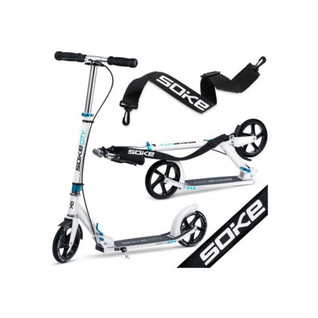 Tõukeratas SOKE City, valge