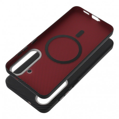 Case for Samsung A07 K-Look compatible with MagSafe black