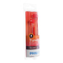 Wired eaphones jack 3,5 mm PHILIPS SHE3555RD red
