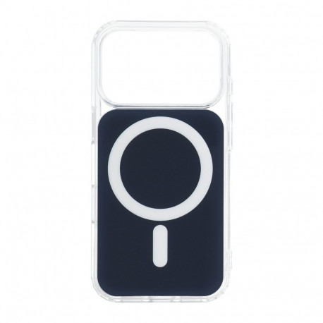 Case for iPhone 16 Clear Fusion Mag Cover compatible with MagSafe navy blue