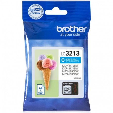Tinte Brother LC-3213C Cyan