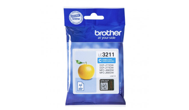 Tinte Brother LC-3211C Cyan